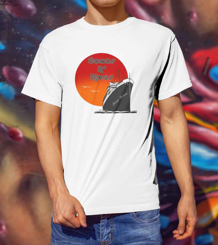 Boats N' Hoes Prestige Worldwide Step Brothers Sun Cruise T-Shirt