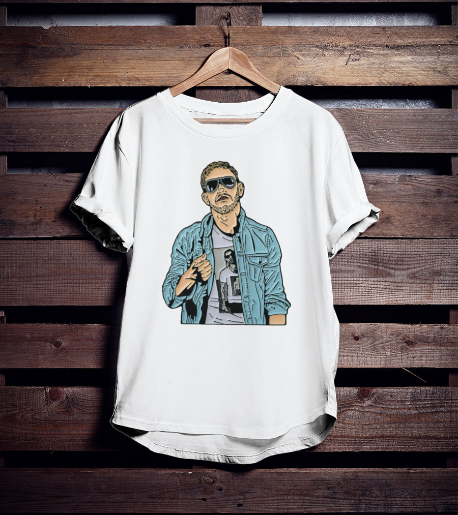 Orange Cassidy Denim Jacket Sunglasses T-Shirt