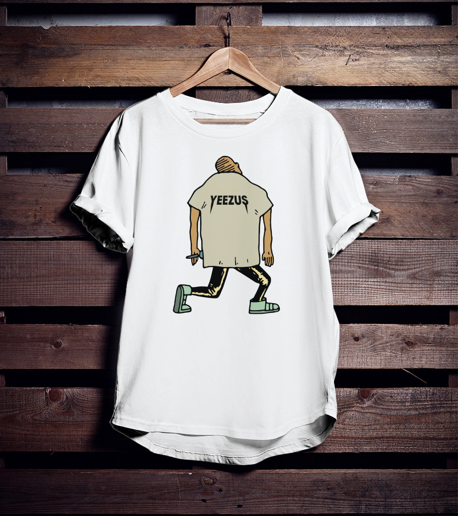 Yeezus Kneeling Figure With Microphone T-Shirt
