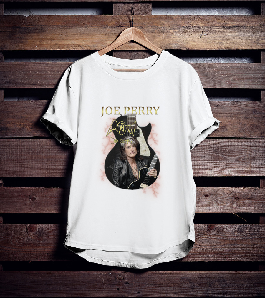 Joe Perry Aerosmith Signature Guitar Iconic T-Shirt