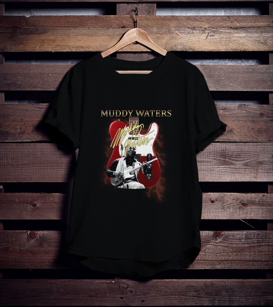 Muddy Waters Guitar Signature Red Telecaster T-Shirt