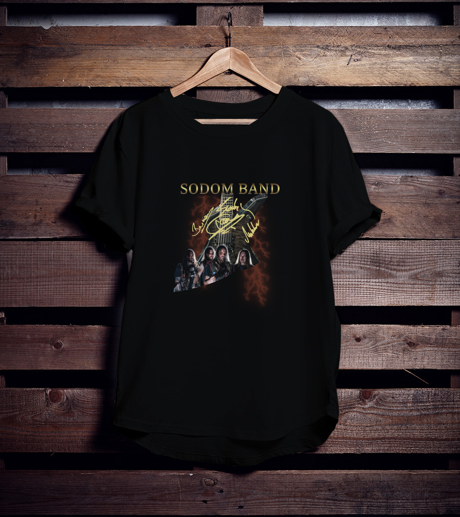 Sodom Band Guitar And Members T-Shirt