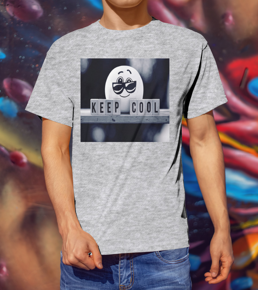 Keep Cool Emoji With Sunglasses T-Shirt