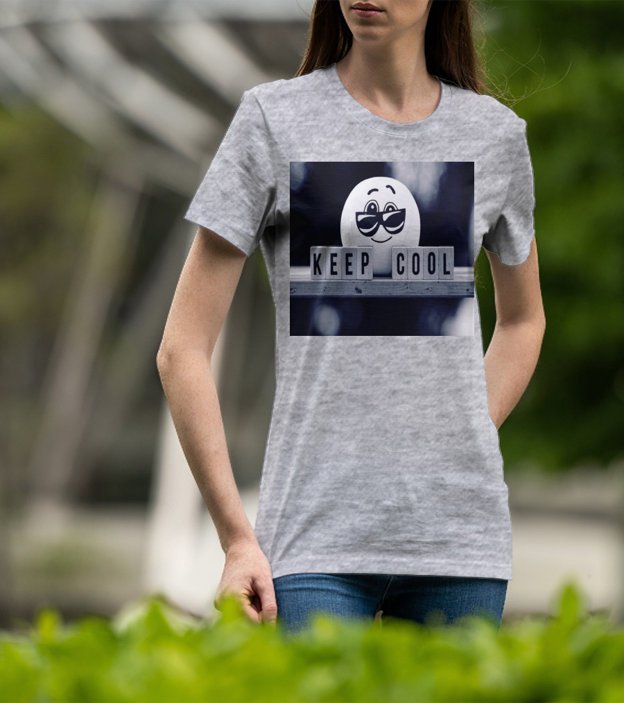 Keep Cool Emoji With Sunglasses T-Shirt