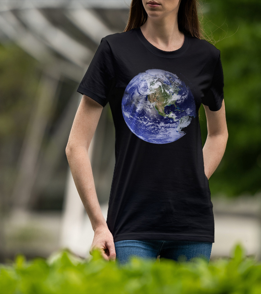 Earth Planet Our Home Image In The University T-Shirt