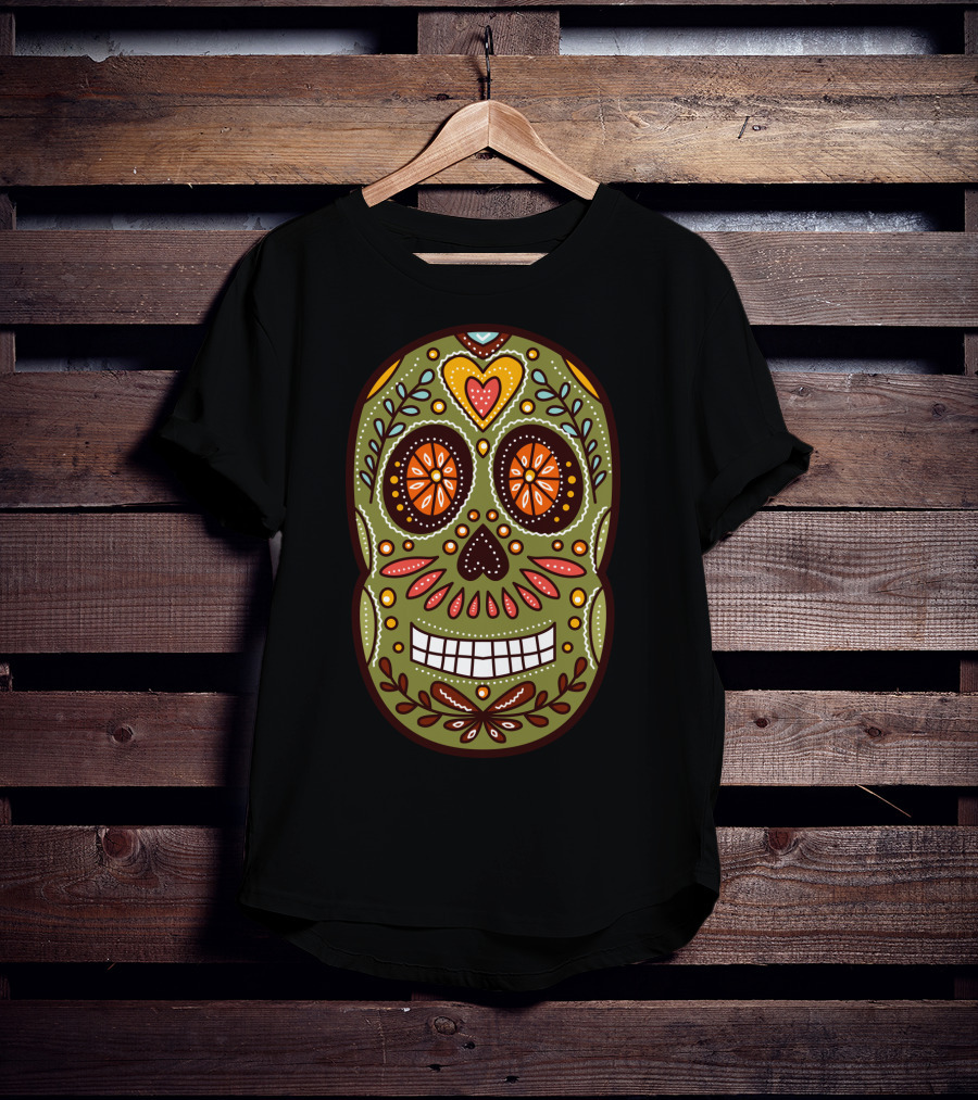 Day Of The Dead Sugar Skull 422 T-Shirt