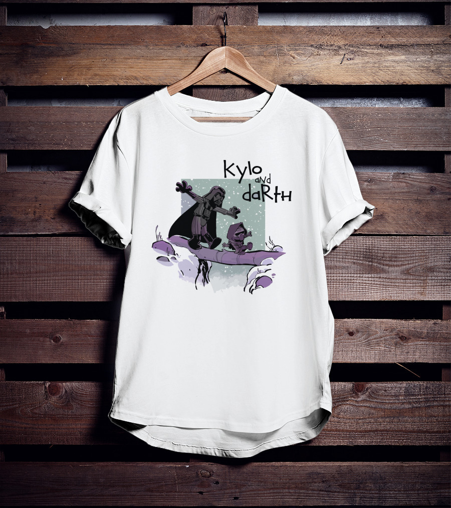 Kylo And Darth Snowy Adventure T-Shirt