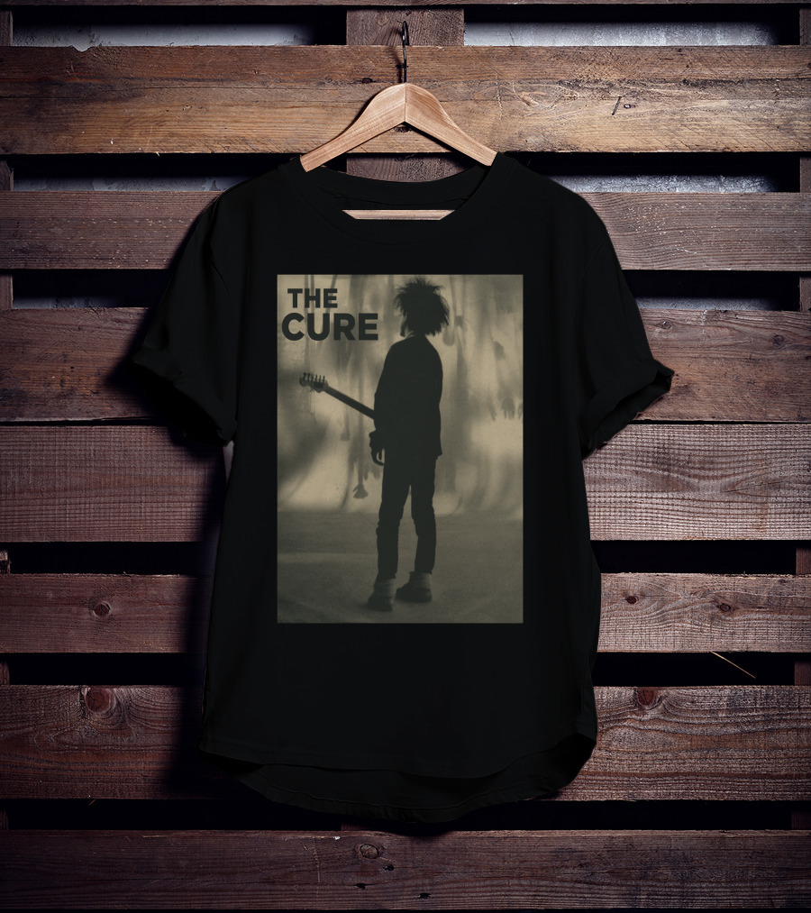 THE CURE Silhouette With Guitar Iconic T-Shirt