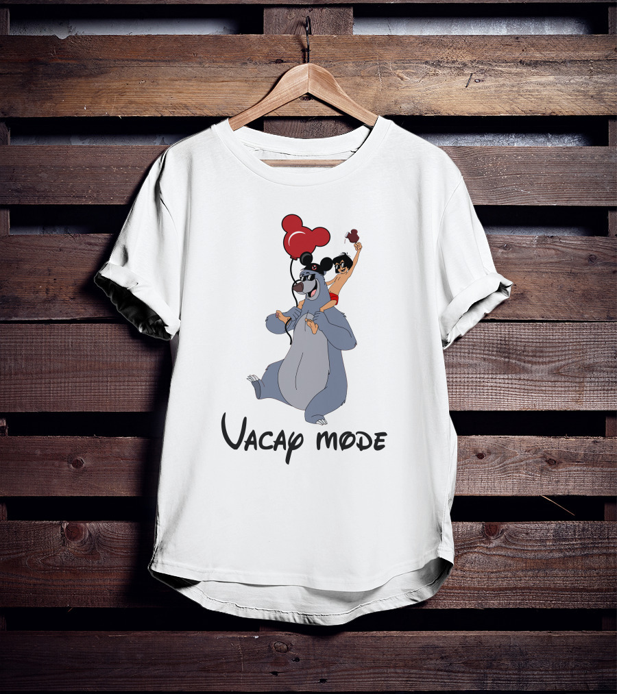 Baloo And Tarzan Vacay Mode Balloon Adventure T-Shirt