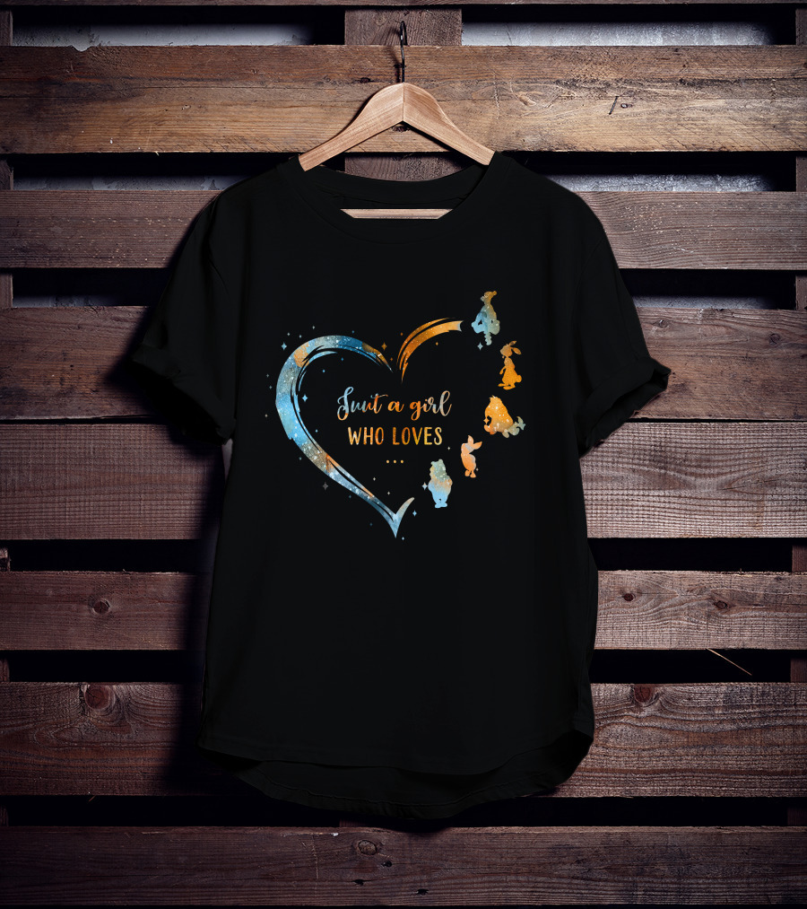 Just A Girl Who Loves Bears Heart T-Shirt