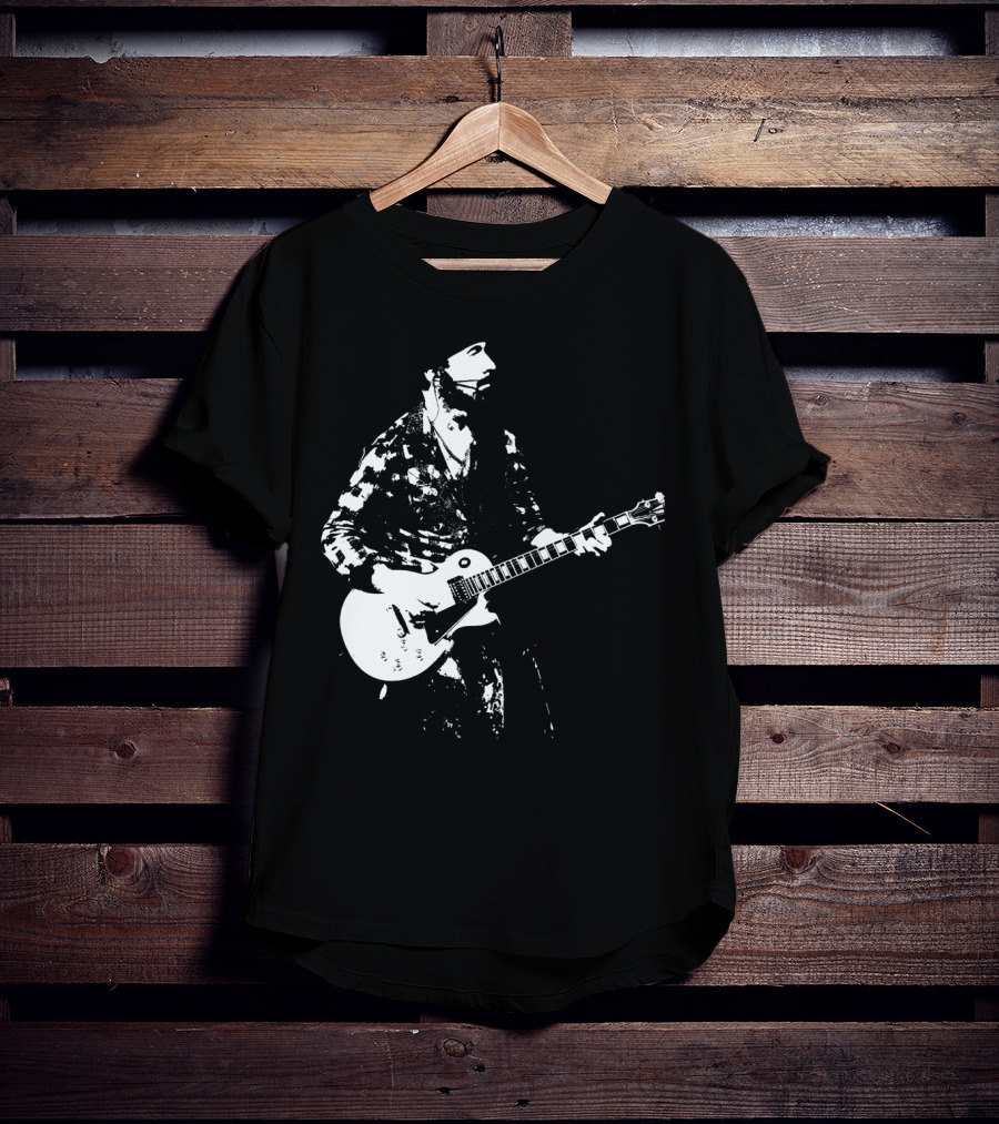 Mens Guitar Player Iconic Style Les Paul T-Shirt