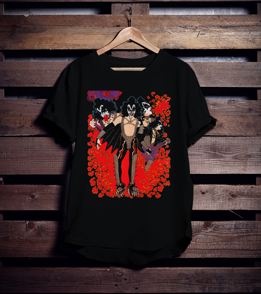 GS1 Solo Rock Musician Iconic Face Paint And Costume T-Shirt