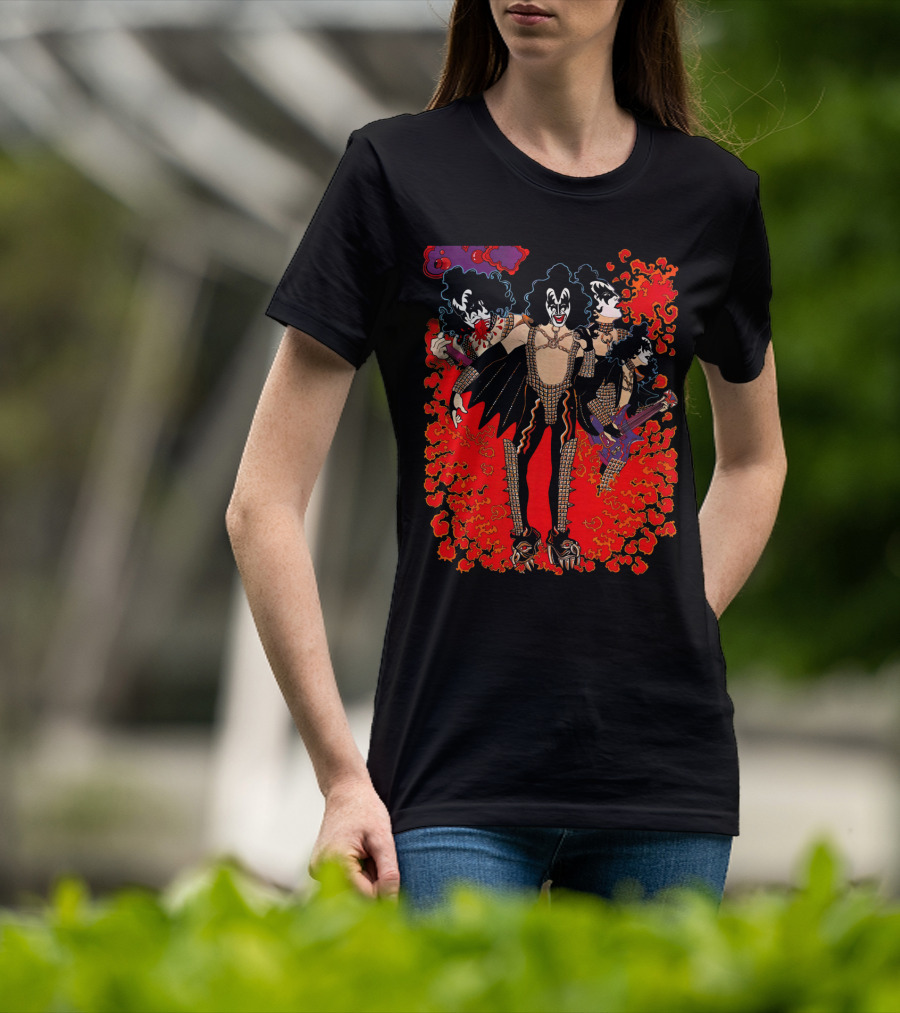GS1 Solo Rock Musician Iconic Face Paint And Costume T-Shirt