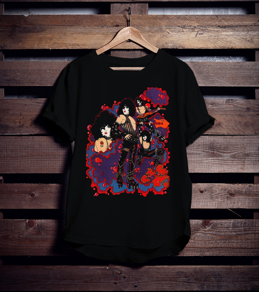 PS1 Solo Paul Stanley Kiss Retro Comic T-Shirt