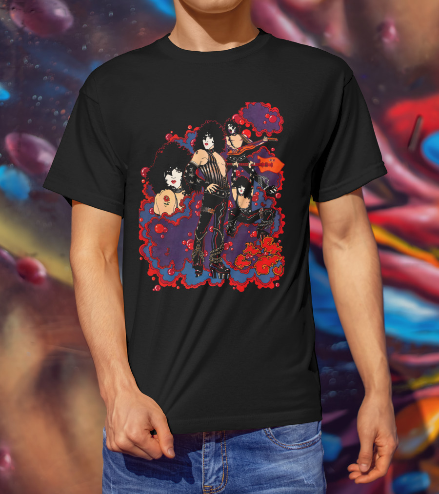 PS1 Solo Paul Stanley Kiss Retro Comic T-Shirt