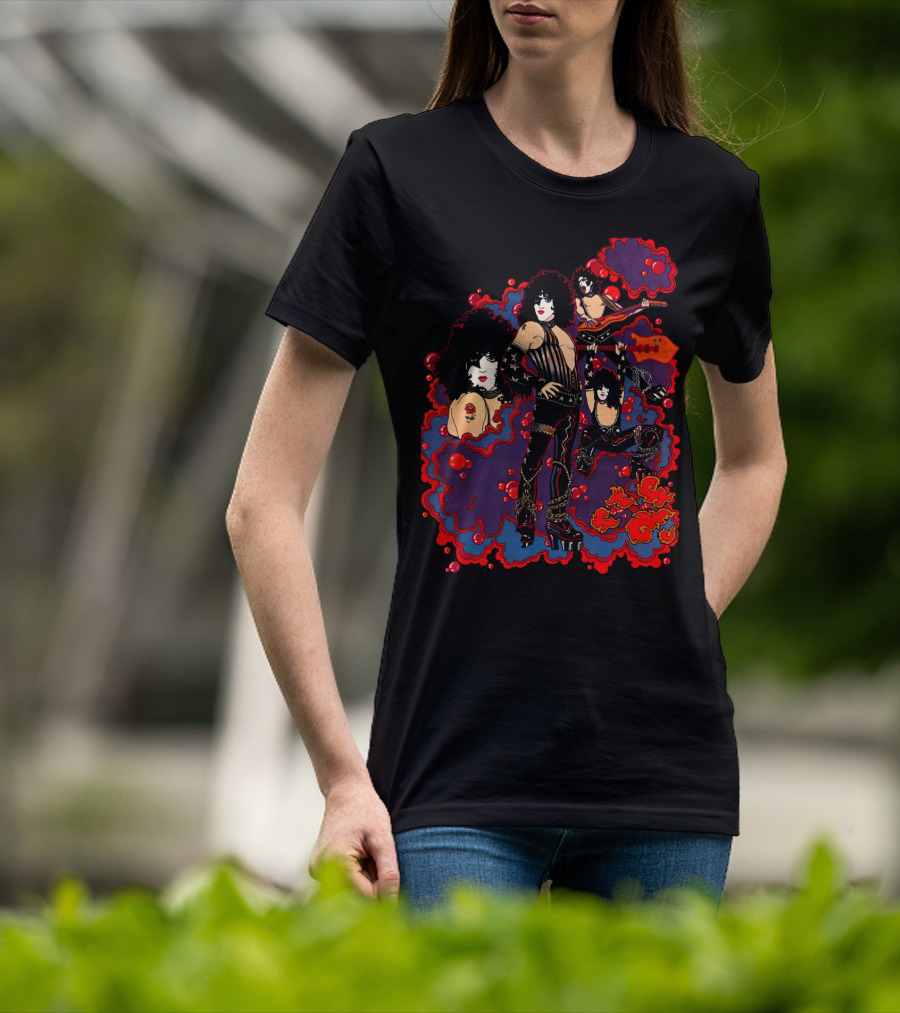 PS1 Solo Paul Stanley Kiss Retro Comic T-Shirt