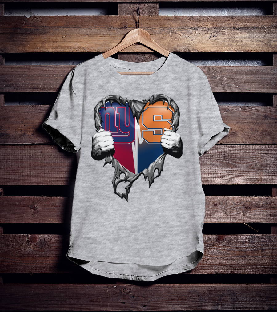 Ny Giants Syracuse Heart T-Shirt