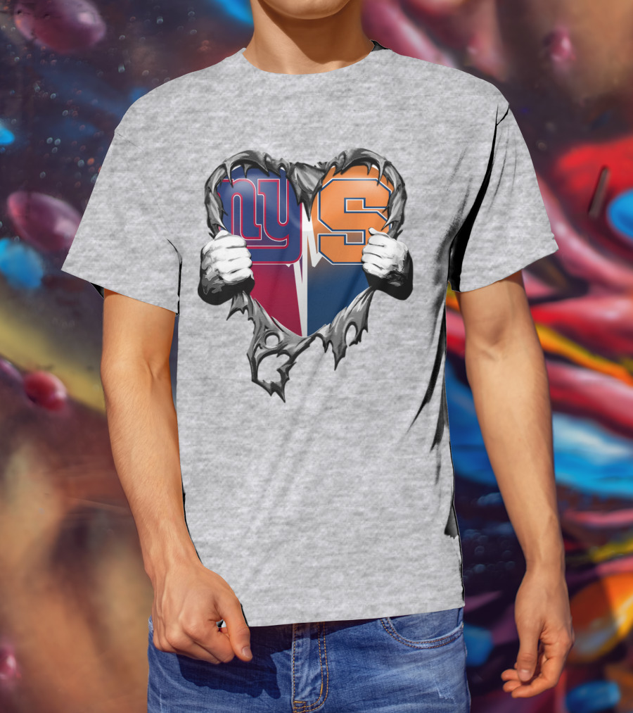 Ny Giants Syracuse Heart T-Shirt