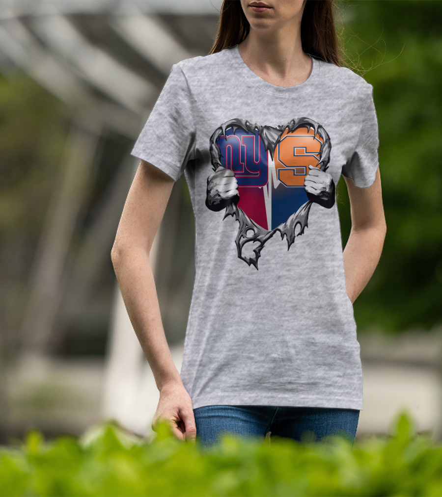 Ny Giants Syracuse Heart T-Shirt