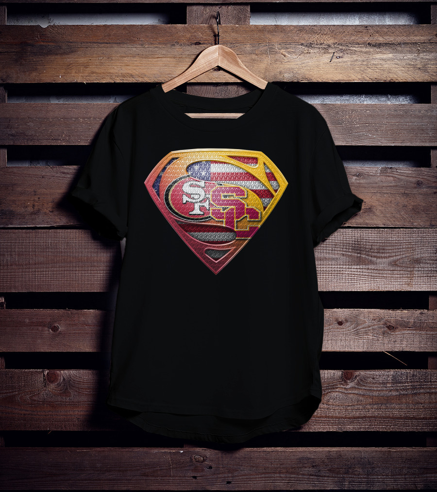 Sf Usc Super Shield United States Flag T-Shirt
