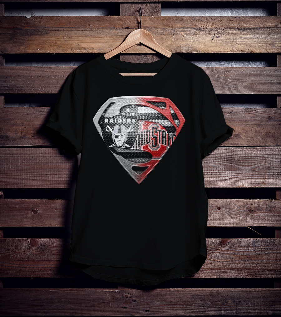 Ohio State Raiders Superman Logo Fusion T-Shirt