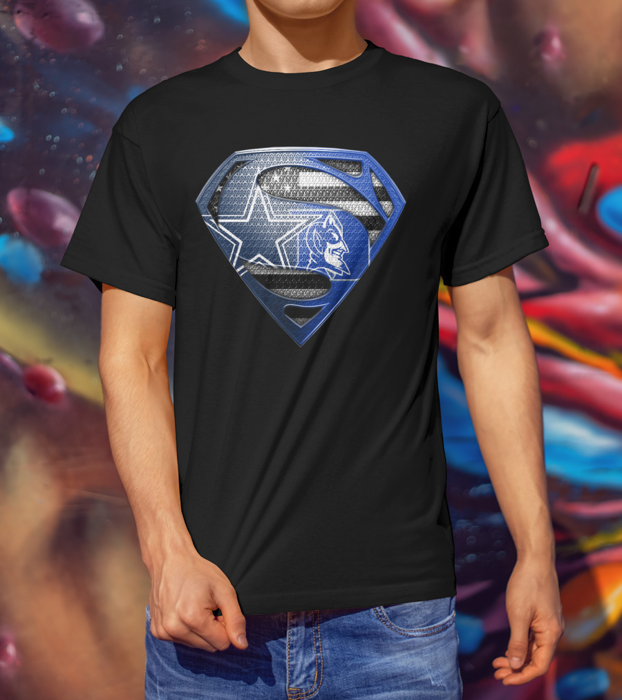Superman Blue Star Wolf T-Shirt