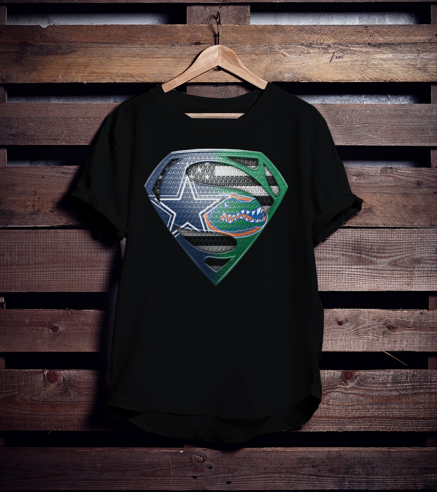 Dallas Cowboys Florida Gators Superman T-Shirt