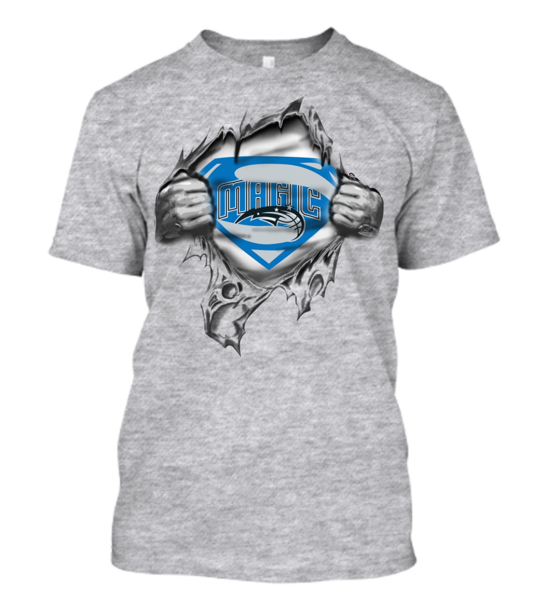 Magic Superman Logo Peeling T-Shirt