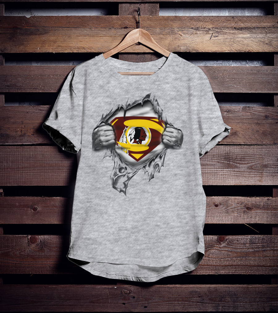 Superman Washington Redskins Logo Fusion Spmxa111 T-Shirt