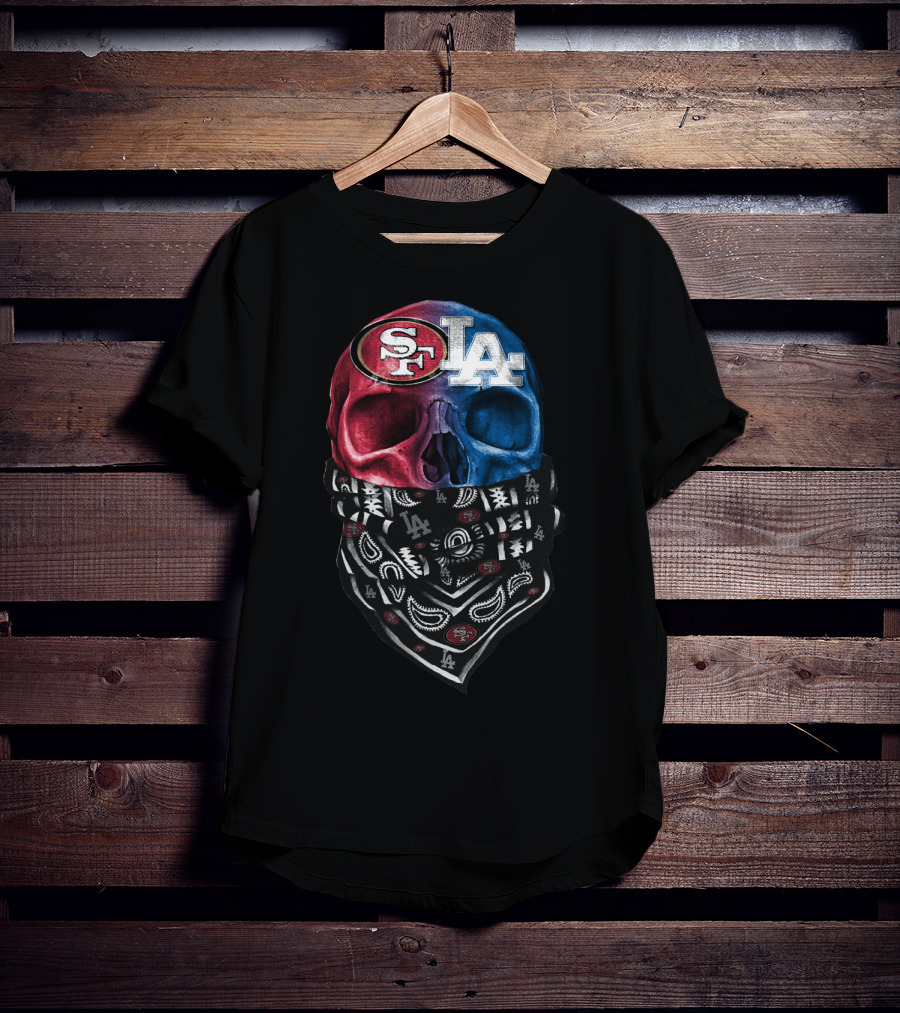 SF LA Skull Bandana DSK 002 T-Shirt