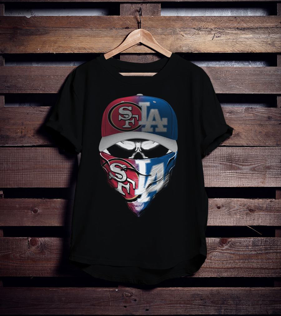 49ers Dodgers SF LA SKH 002 T-Shirt