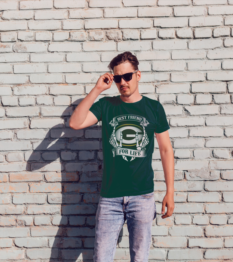 Best Friend For Life Green Bay Packers T-Shirt