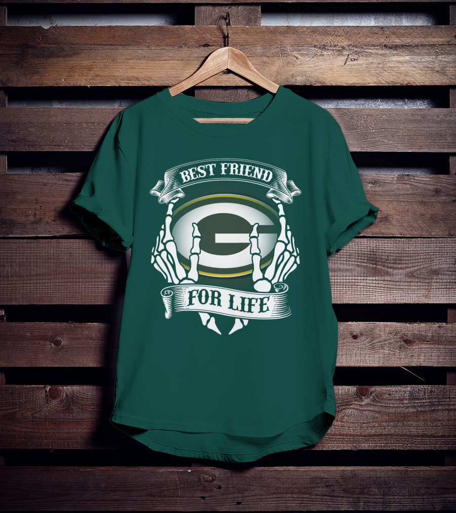 Best Friend For Life Green Bay Packers T-Shirt