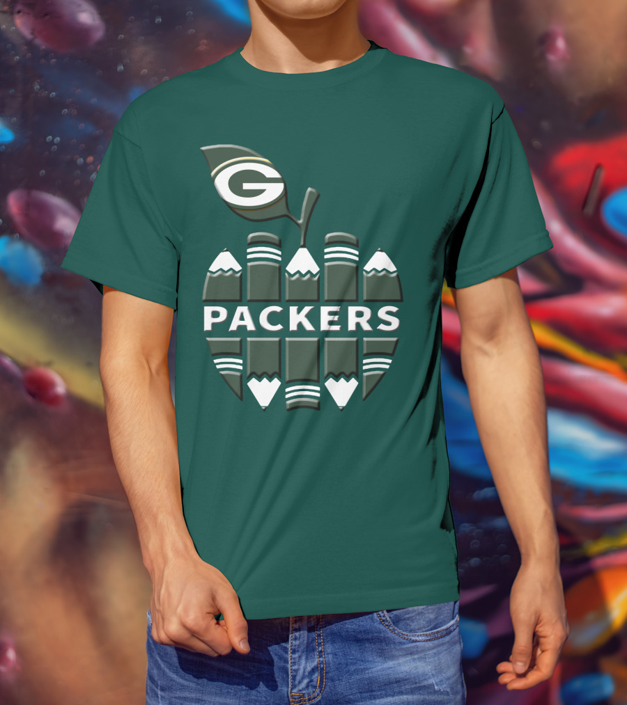 Packers Pencil Apple T-Shirt