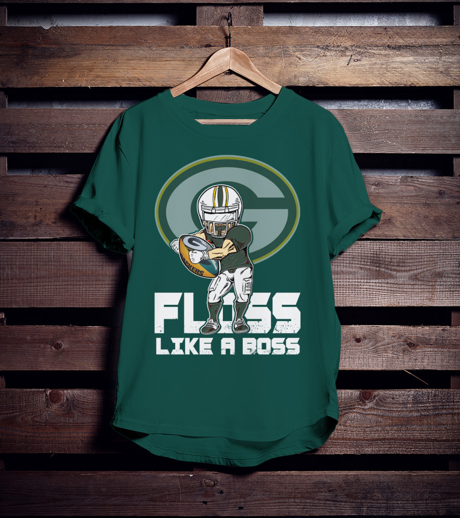 Green Bay Packers Floss Like A Boss T-Shirt