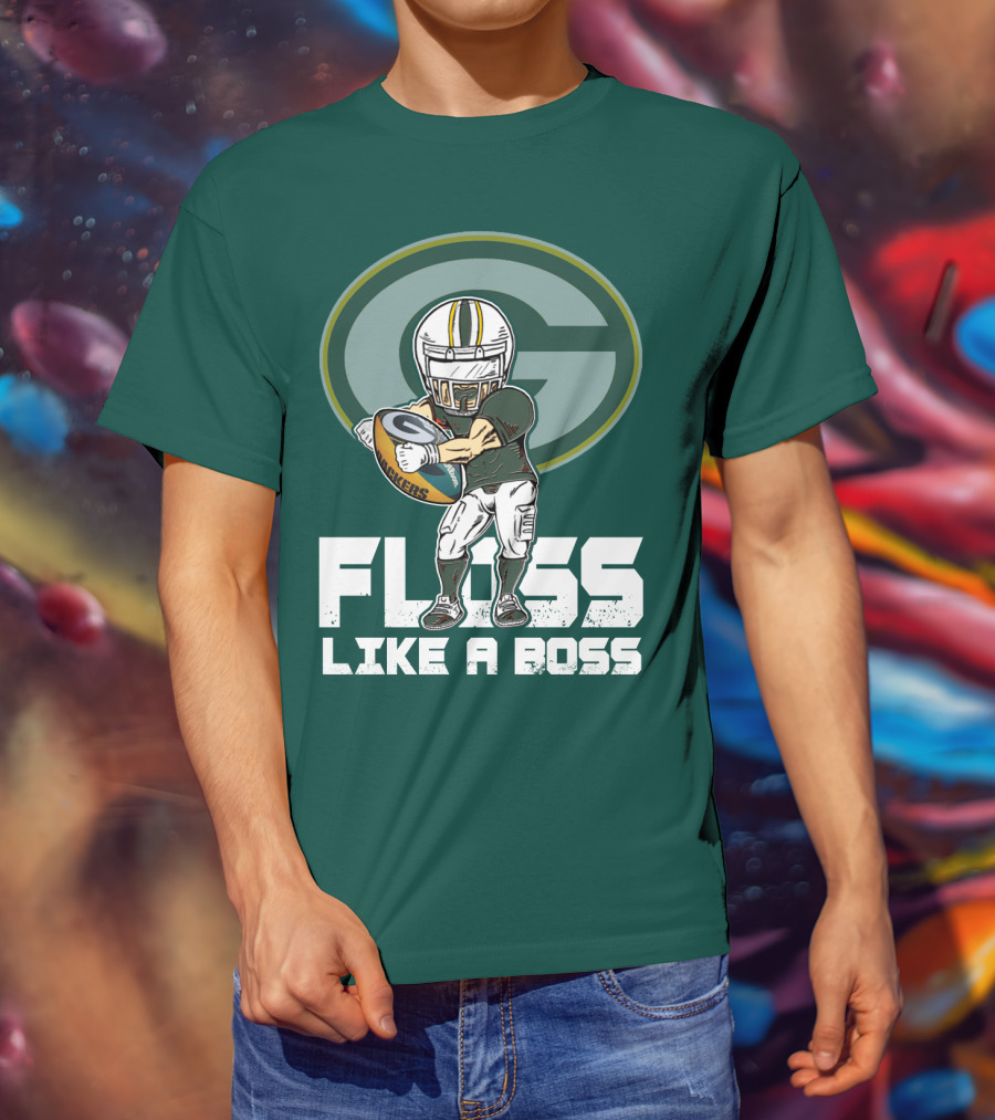 Green Bay Packers Floss Like A Boss T-Shirt
