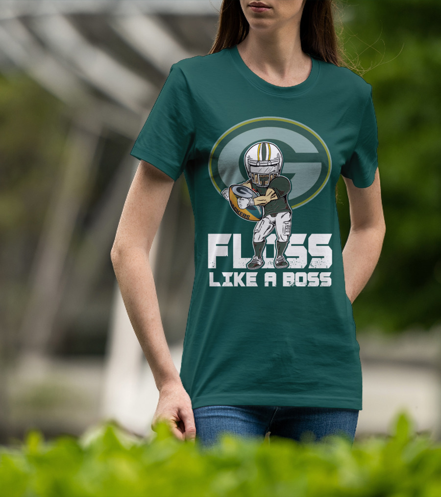 Green Bay Packers Floss Like A Boss T-Shirt