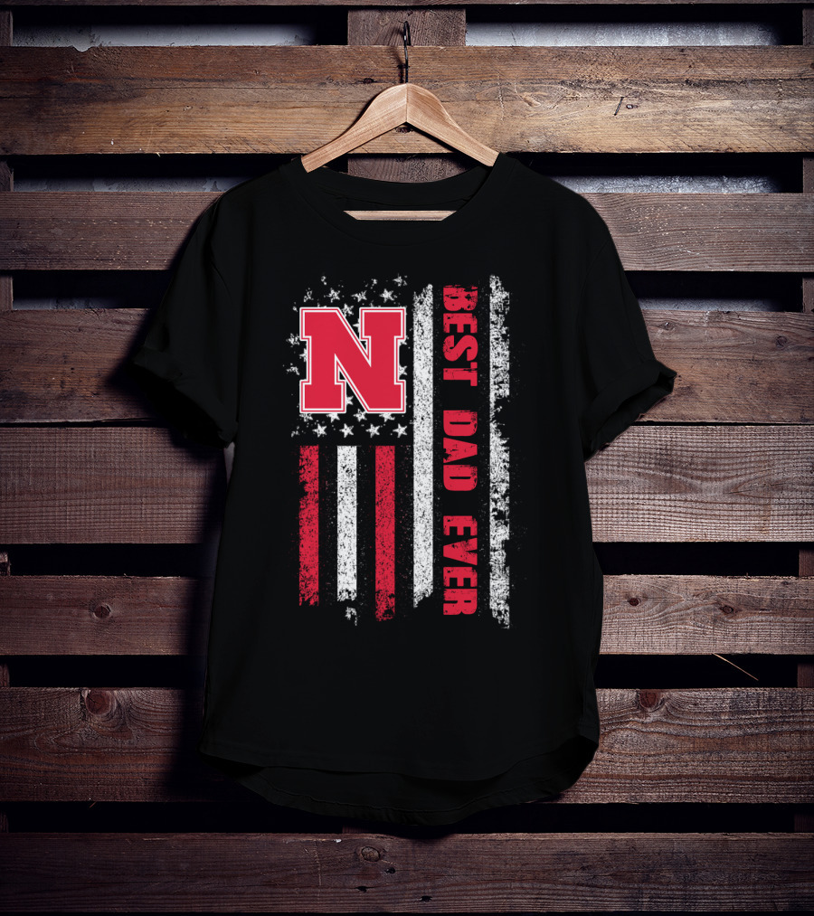 N Best Dad Ever American Flag Evd 054 T-Shirt