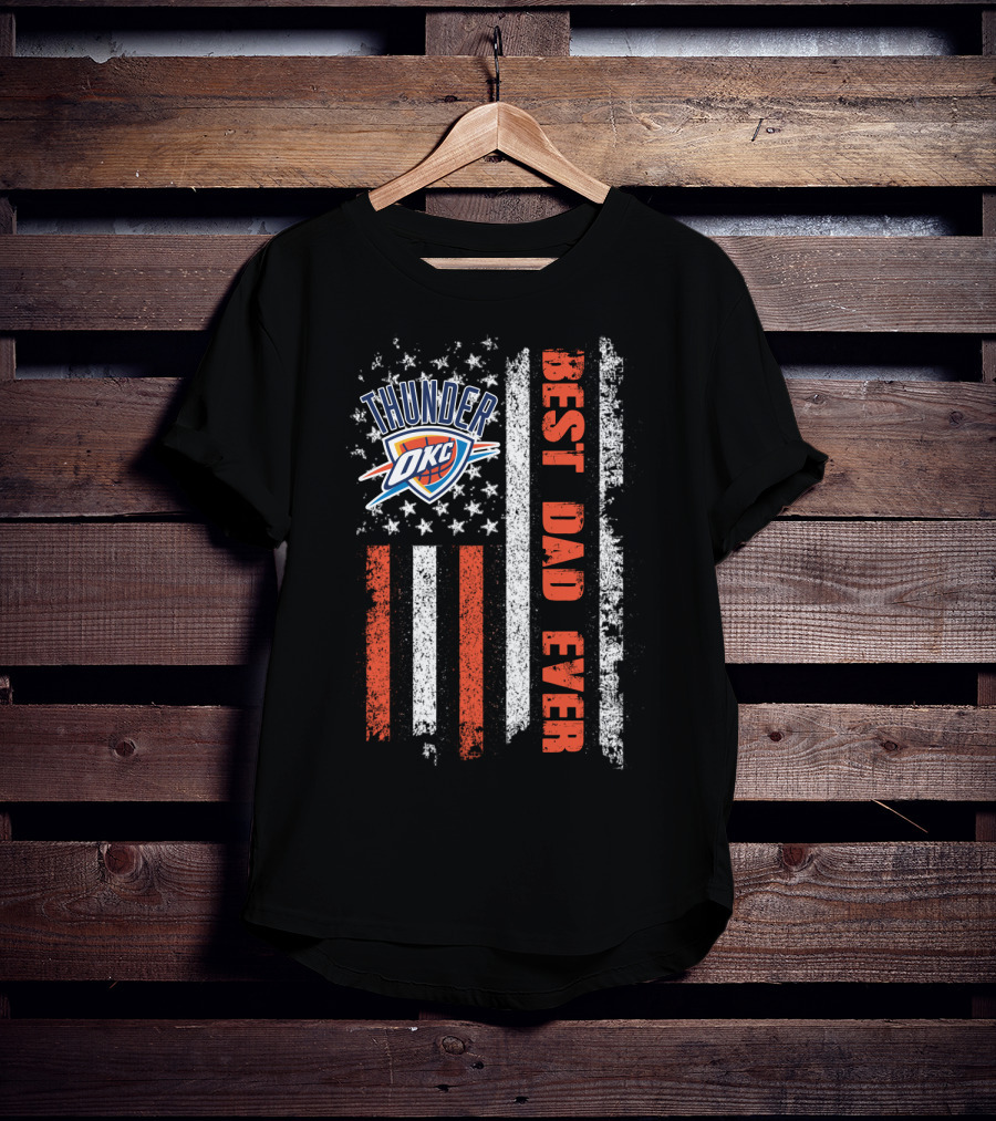 Thunder Okc Best Dad Ever Evd 031 T-Shirt