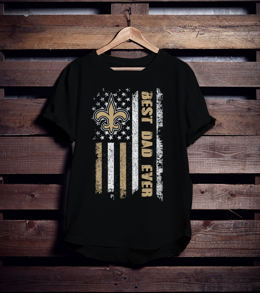 New Orleans Saints Best Dad Ever Evd 132 T-Shirt