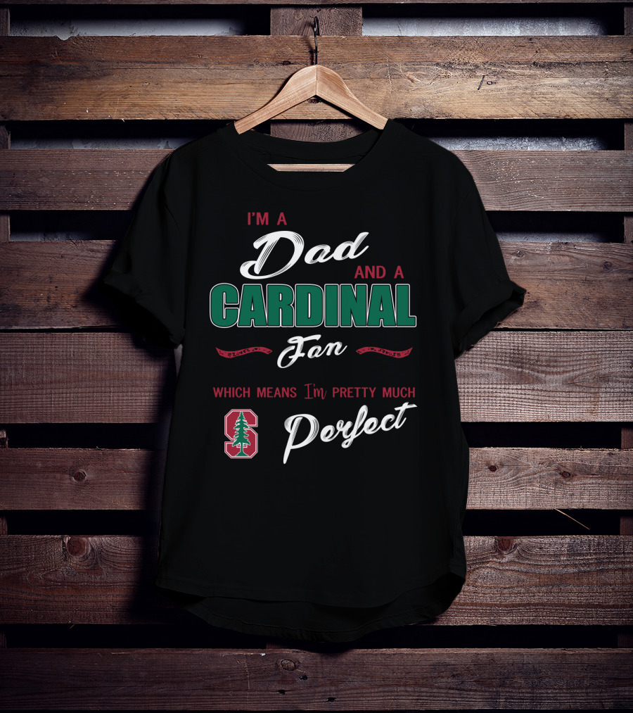 I'm A Dad And A Cardinal Fan Which Means I'm Pretty Much Perfect T-Shirt
