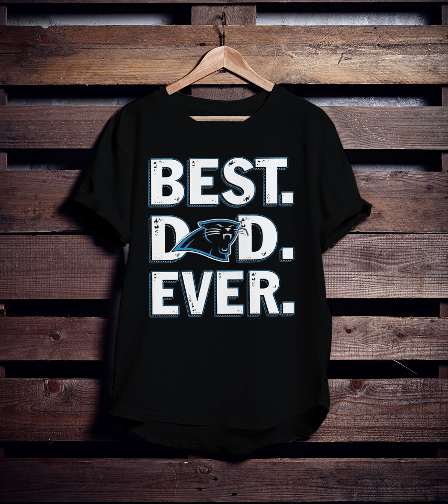 Best Dad Ever Carolina Panthers T-Shirt