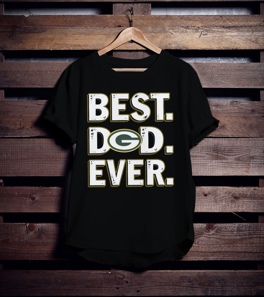 Best Dad Ever Green Bay Packers T-Shirt