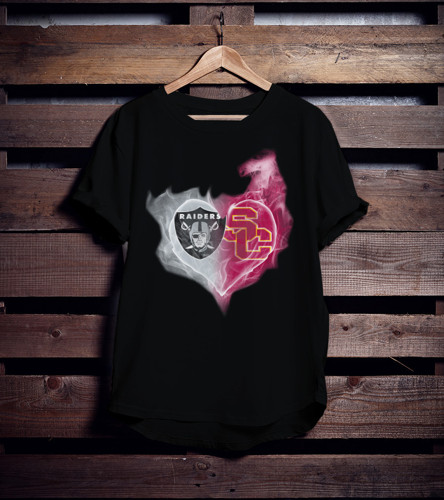 Raiders Sc Heart Fusion T-Shirt
