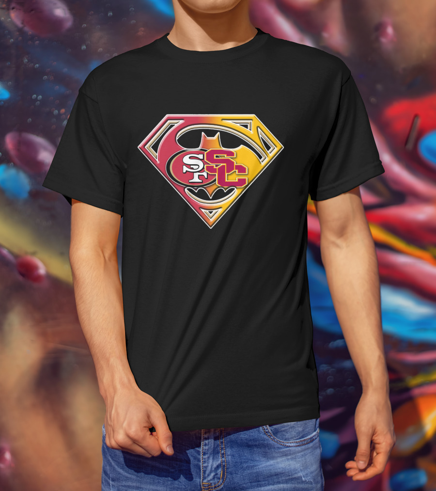 Sf Sc Superman Batman T-Shirt