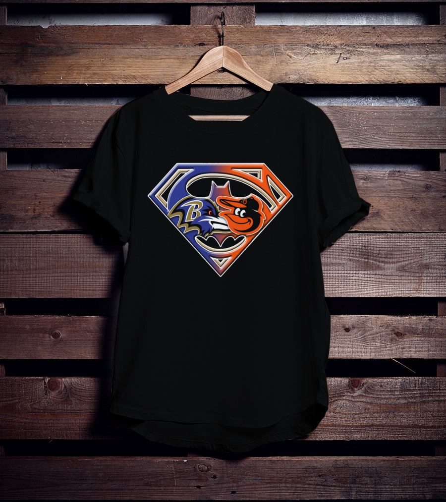 Ravens Orioles Superhero T-Shirt