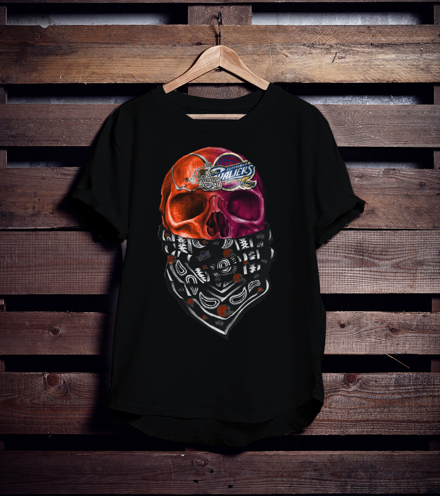 Cleveland Ballers Skull Bandana T-Shirt