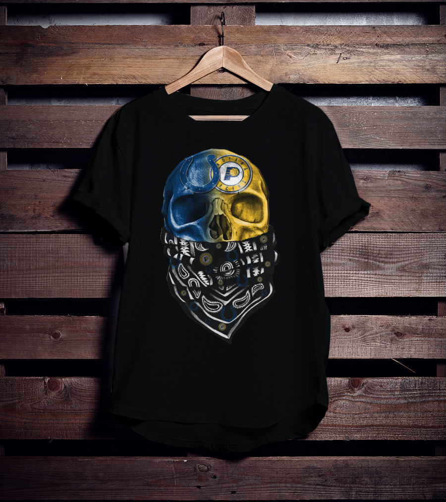 Colts Police Skull Bandana T-Shirt