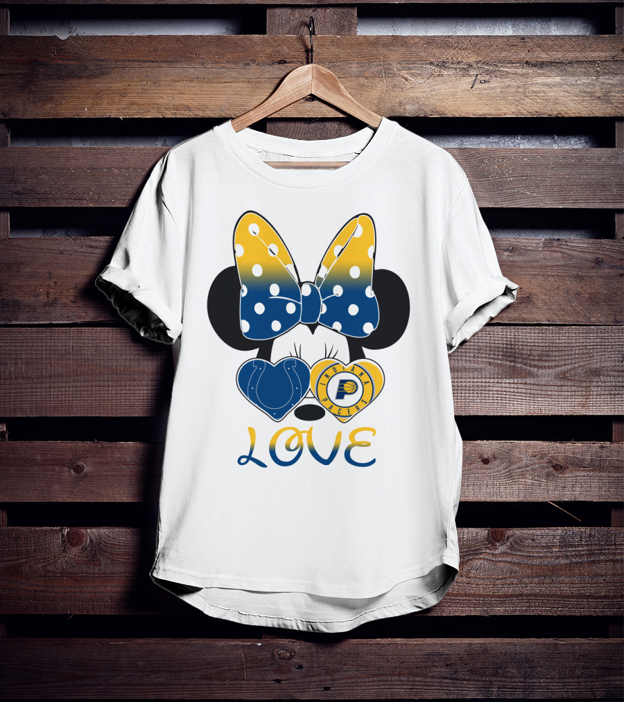 Minnie Mouse Indiana Pacers Love T-Shirt