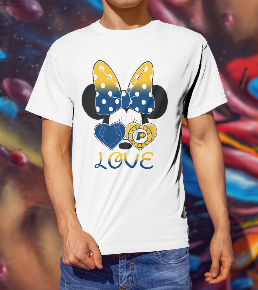 Minnie Mouse Indiana Pacers Love T-Shirt